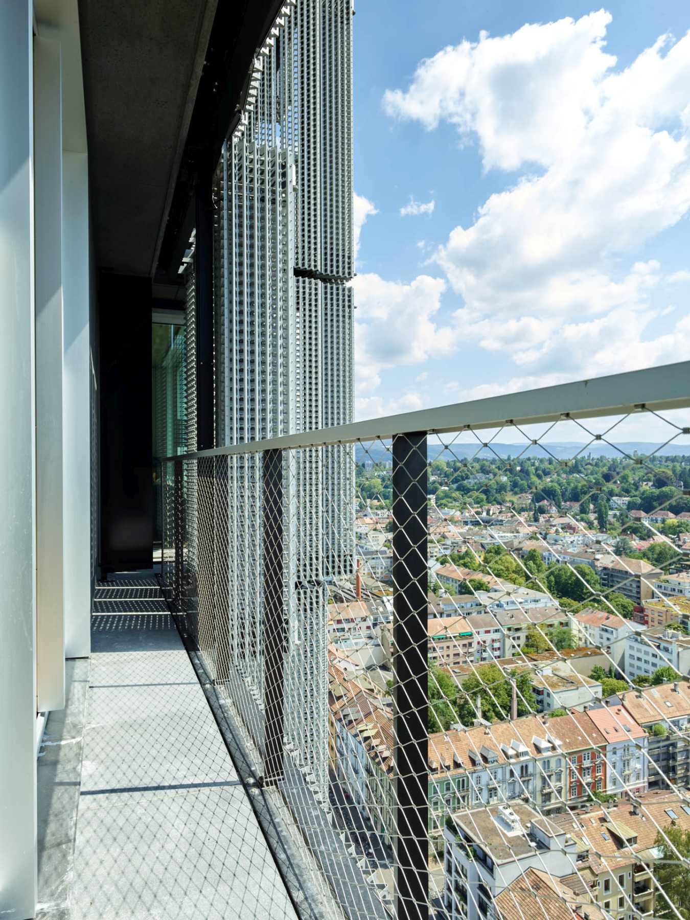 Jakob Rope Systems MOH tower Basel Webnet Frames balcony